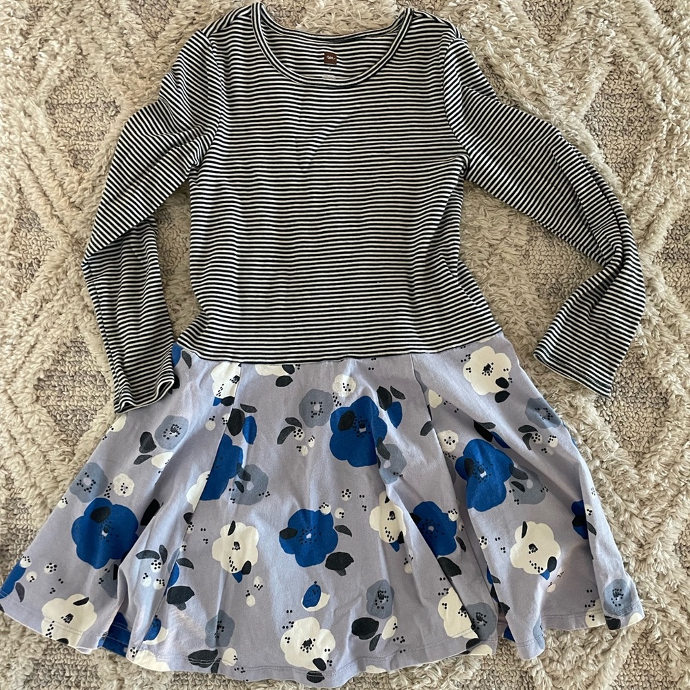 Blue Floral Tea Collection Dress